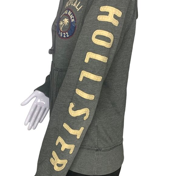 Hollister Hoodie Pullover Dark Gray Size S - Picture 6 of 10